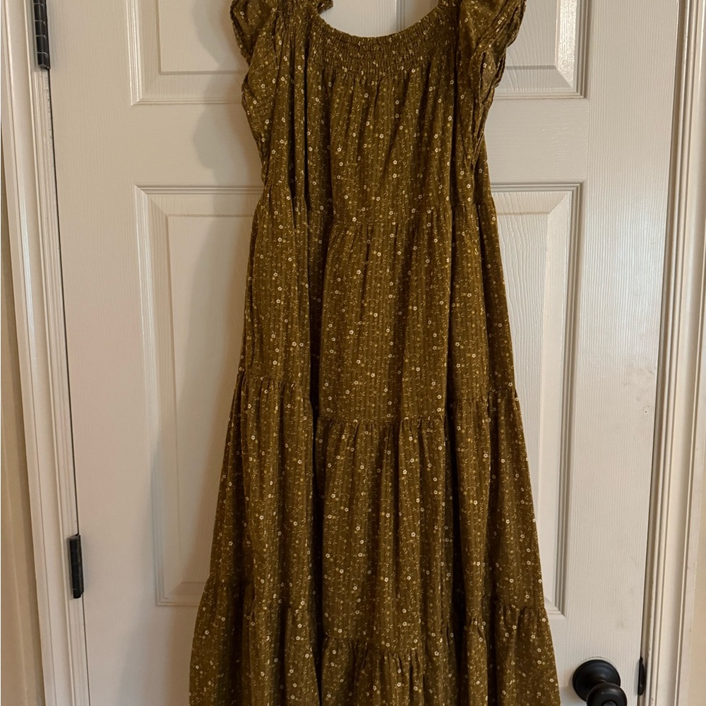 Madewell Floral Midi Dress